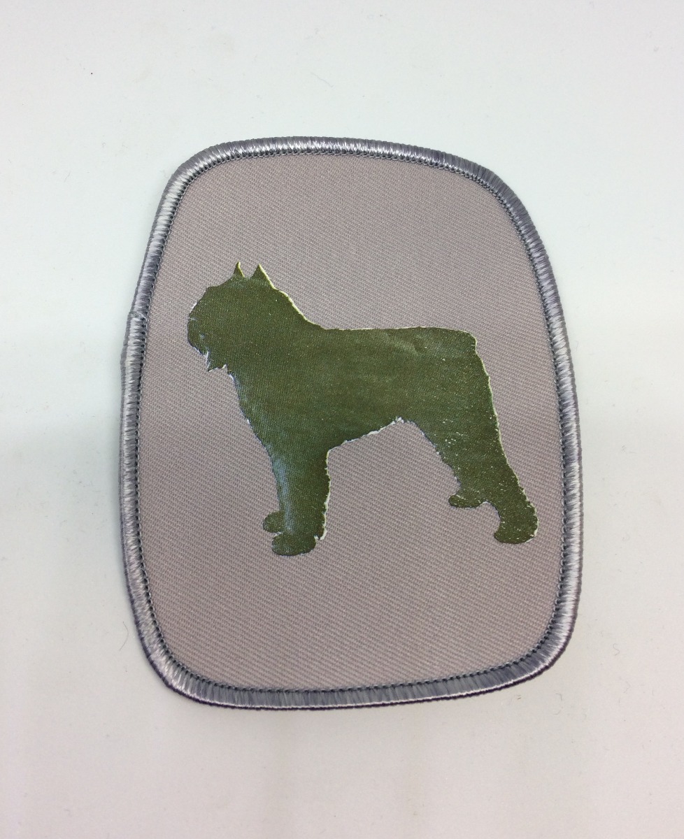 Stofmærke Med Bouvier Des Flandres