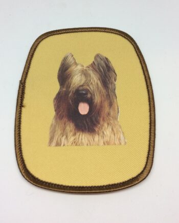 Stofmærke Med Briard  Lys
