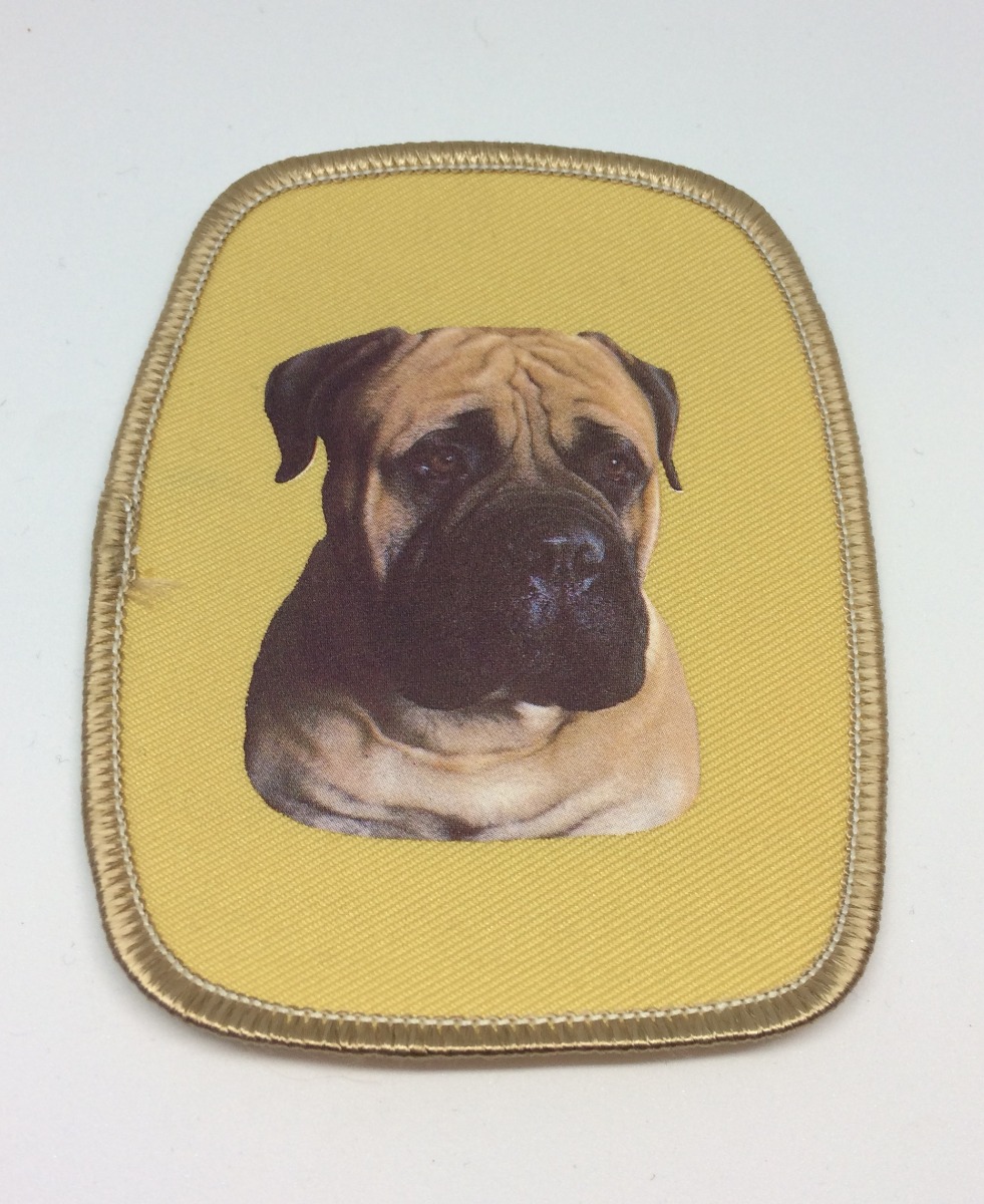 Stofmærke Med Bullmastiff