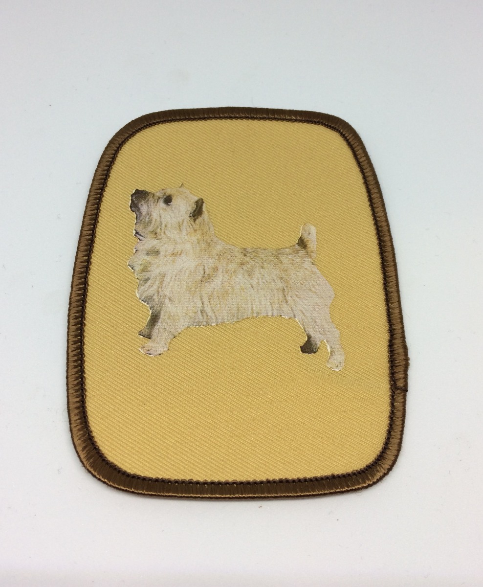 Stofmærke Med Cairn Terrier