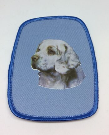 Stofmærke Med Clumber Spaniel