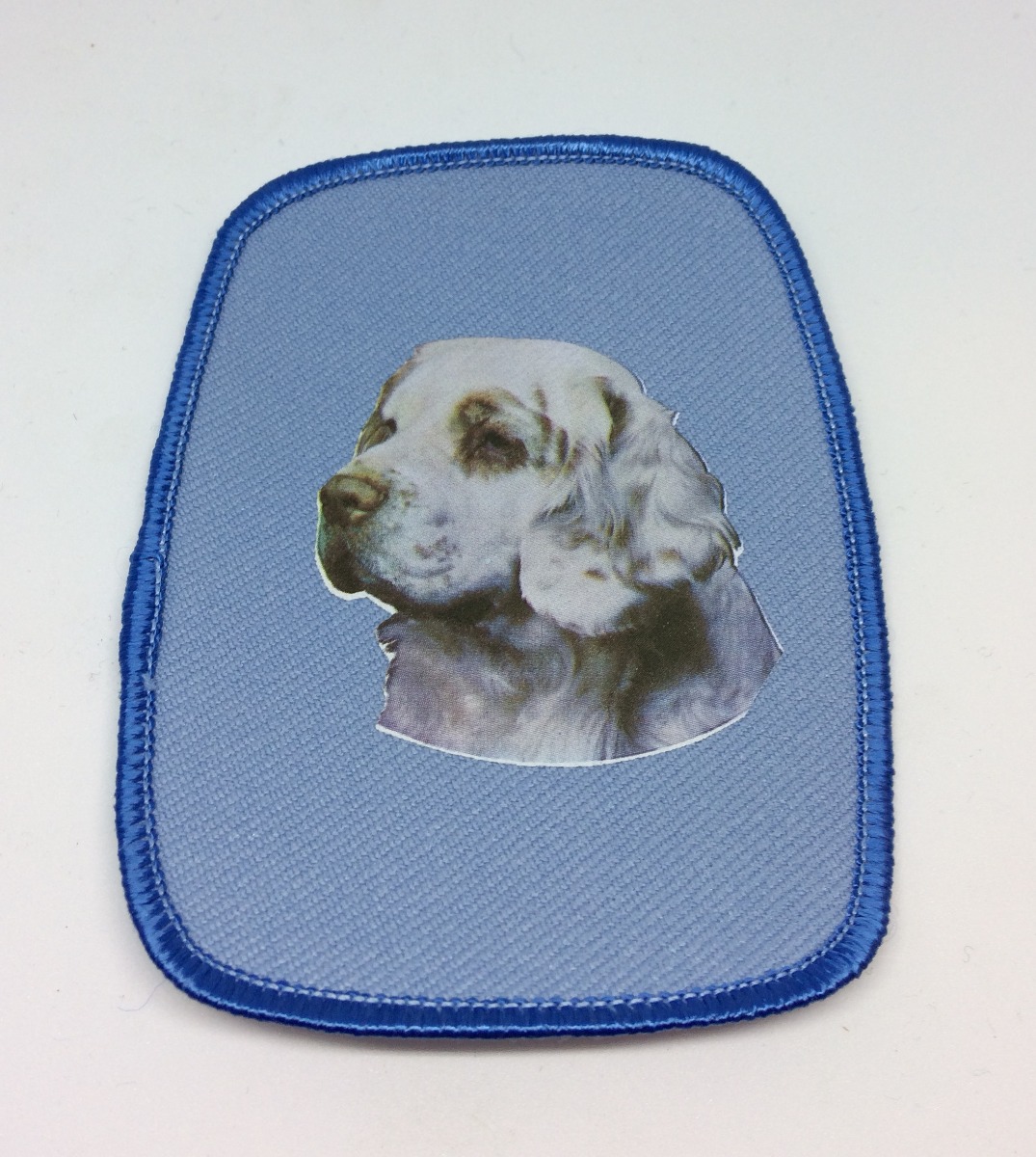 Stofmærke Med Clumber Spaniel