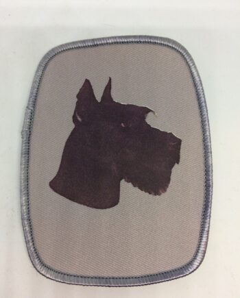 Stofmærke Med Riesenschnauzer