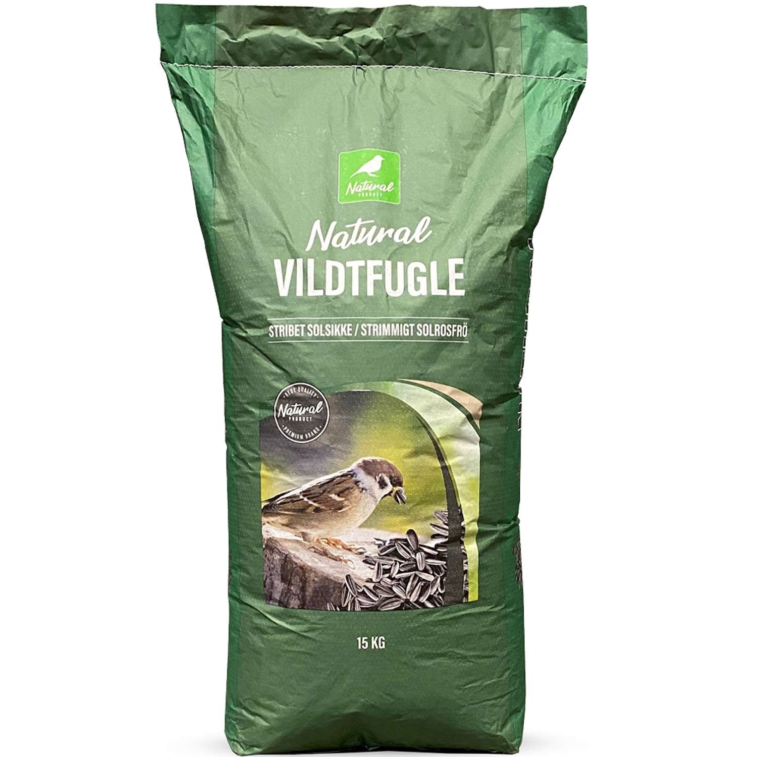 Stribet Solsikke Dobbeltrensede 15kg