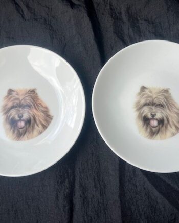 Tallerken Med Carin Terrier  1stk