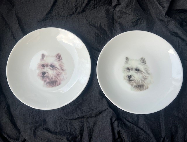 Tallerken Med Westie 1stk
