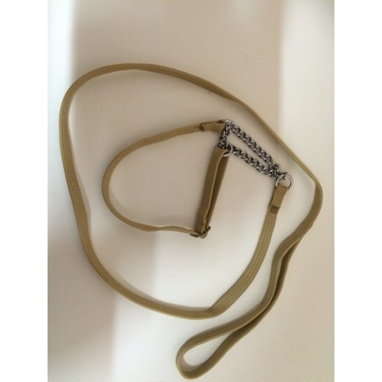 Udstillingsline   Nylon  Flad    Halvkvæler Og Kæde  Bredde 10 Mm