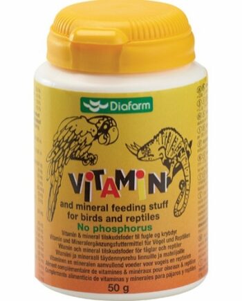 Vitamin- Og Mineralpulver Til Fugle Og Krybdyr  75g