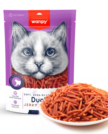 Wanpy Cat Soft Duck Jerky Strips 80g