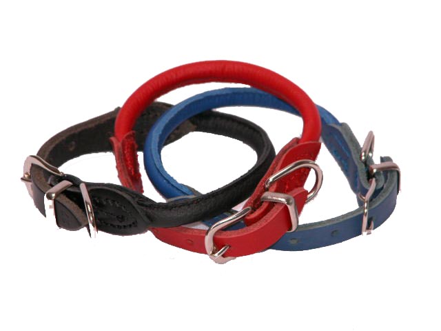 -cool Rundsyet Blødt Læderhalsbånd Spænde