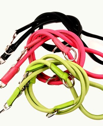 -cool Summertime Dressurline Rund-syet Læder Og   Karabinhager