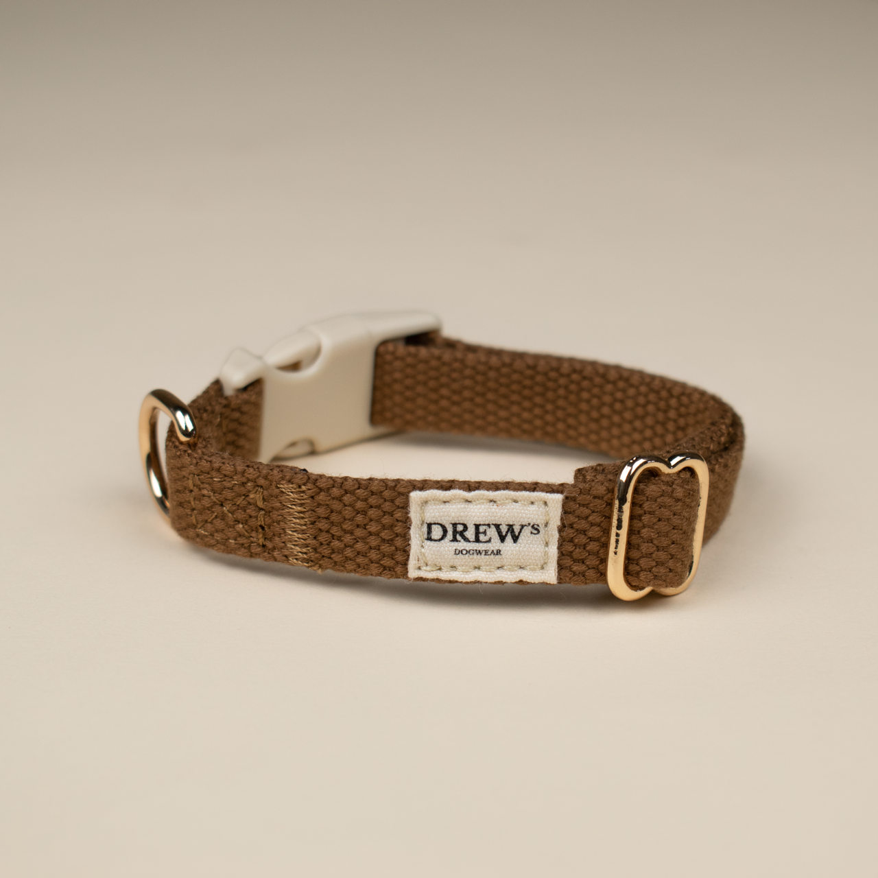 Let Og Justerbart Hvalpehalsbånd    Brun Xs Hvalp   Brun