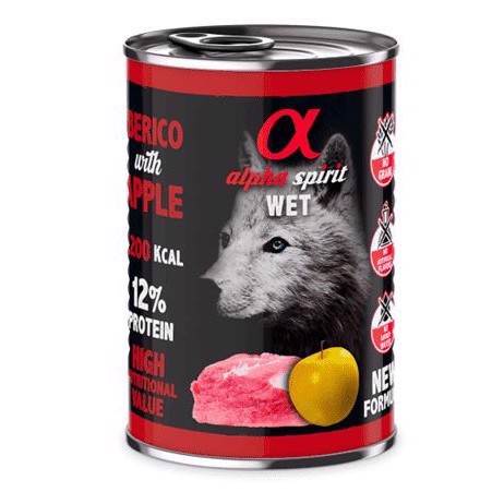 Alpha Spirit Dåsemad Pork With Yellow Apple 400g
