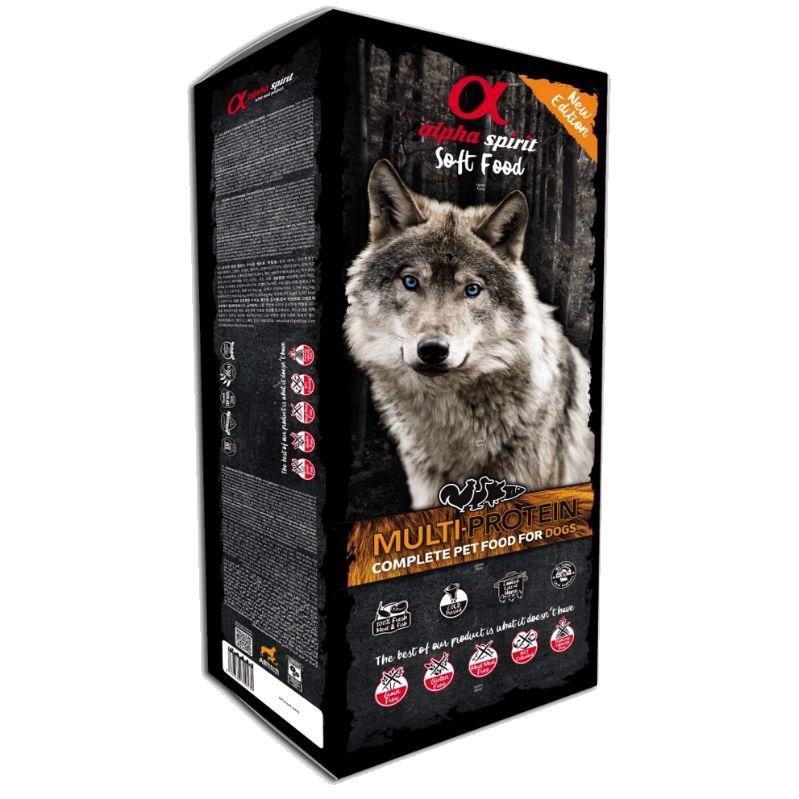 Alpha Spirit Semi Moist Fuldfoder Multiprotein Kg 45 200g