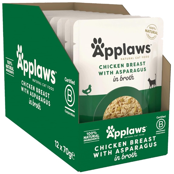 Applaws Cat Pouch Chicken And Asparagus 12 Pouches