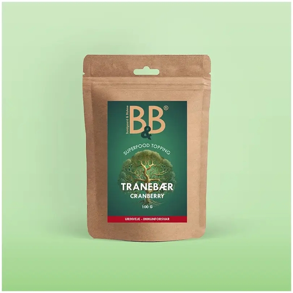 Tranebær Superfood Topping 100g