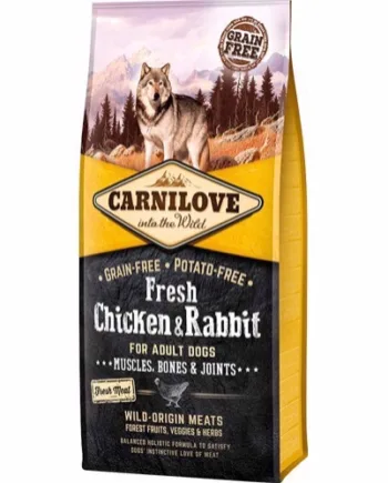 Carnilove Adult Chicken   Rabbit  12 Kg
