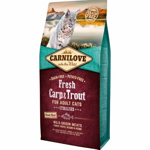 Carnilove Cat Adult Carp Trout Kg