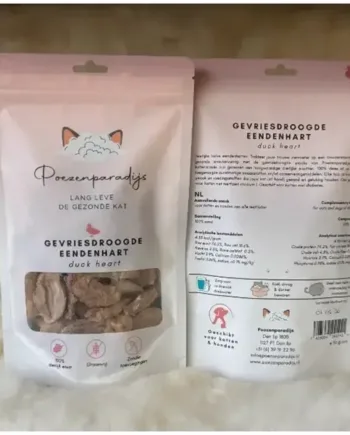 Cat Paradise Frysetørrede Andehjerter