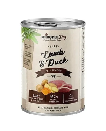 Chicopee Dog Pure Lamb   Duck  400g