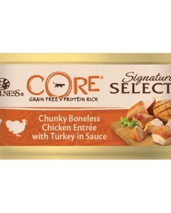 Core Chunky Boneless Chicken Turkey Entree Dåsemad  24   79g