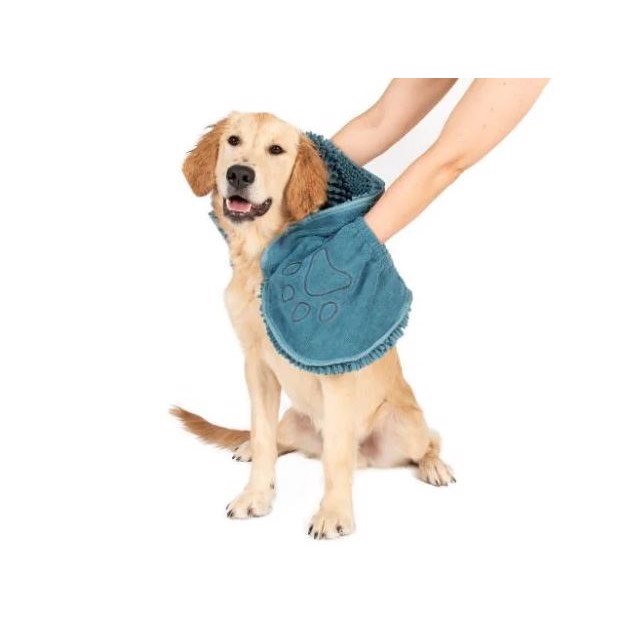 Dirty Dog Shammy Towel 38 80 Cm Blå