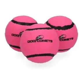Dog Comets Tennisbolde Pink    Stk Medium