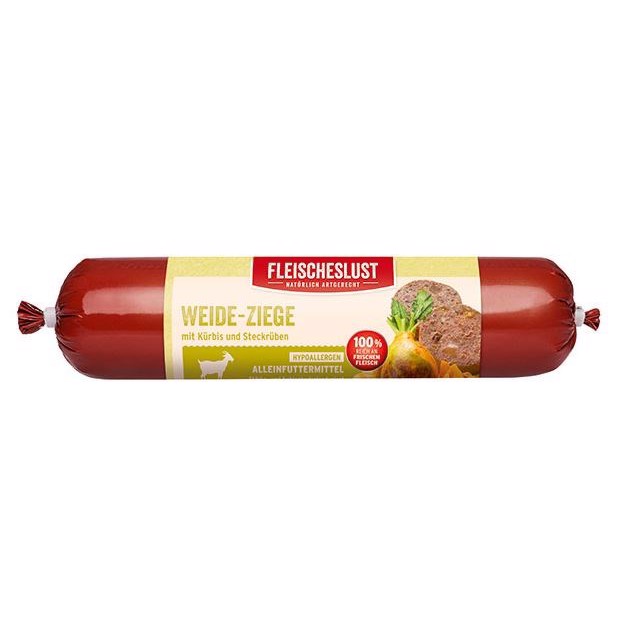 Fleischelust Pølse Med Ged Græskar Og Svesker 400g