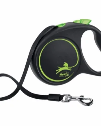 Flexi Black Design  Bånd Line  Grøn  5m  Max 25 Kg