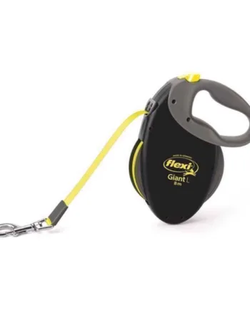 Flexi Neon Giant  Bånd Line  Medium  Neon Gul  8m  Max 25kg