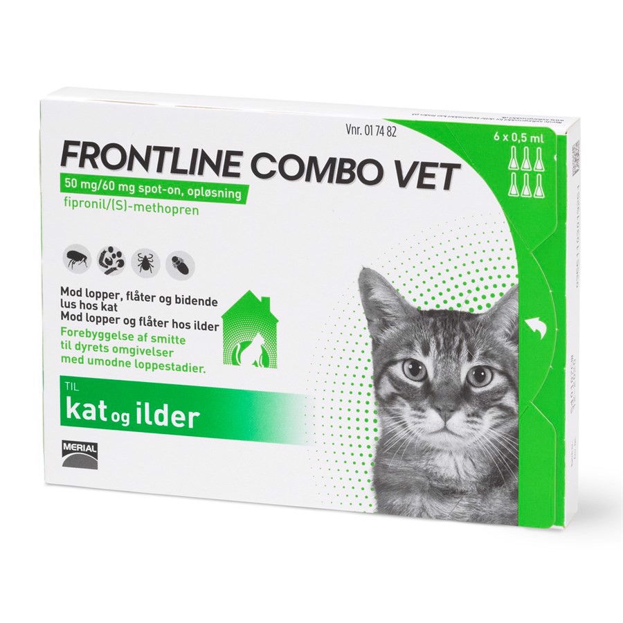 Frontline Combo Loppemiddel Til Voksne Katte Stk
