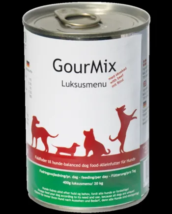 Gourmix Luksus Dåsemad Med Oksekød  Hund  400g