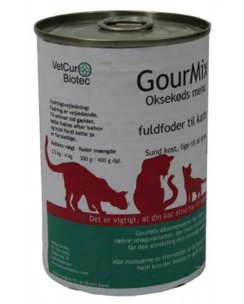 Gourmix Luksusmenu Til Katte  Med Oksekød Smag  400g