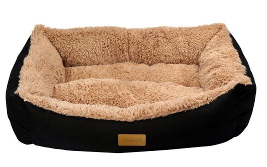 Hundeseng Stella Sort Beige 50 38 Cm