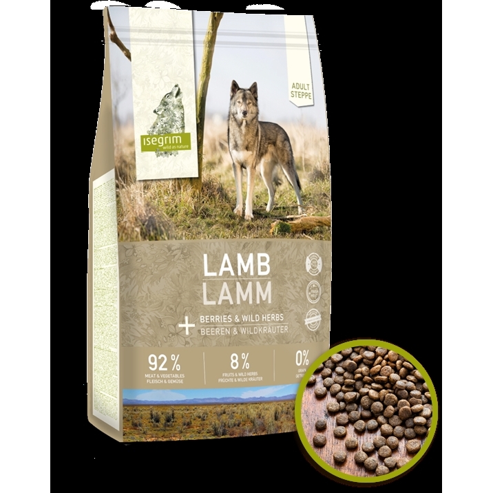 Isegrim Adult Steppe Tørfoder Lamb 12 Kg