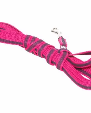 K9 Super-grip Line Med Håndtag  Pink    Meter  14 Mm