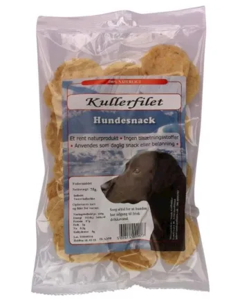 Kullerfilet Chips Tørret Islansk Fiskesnack   75g