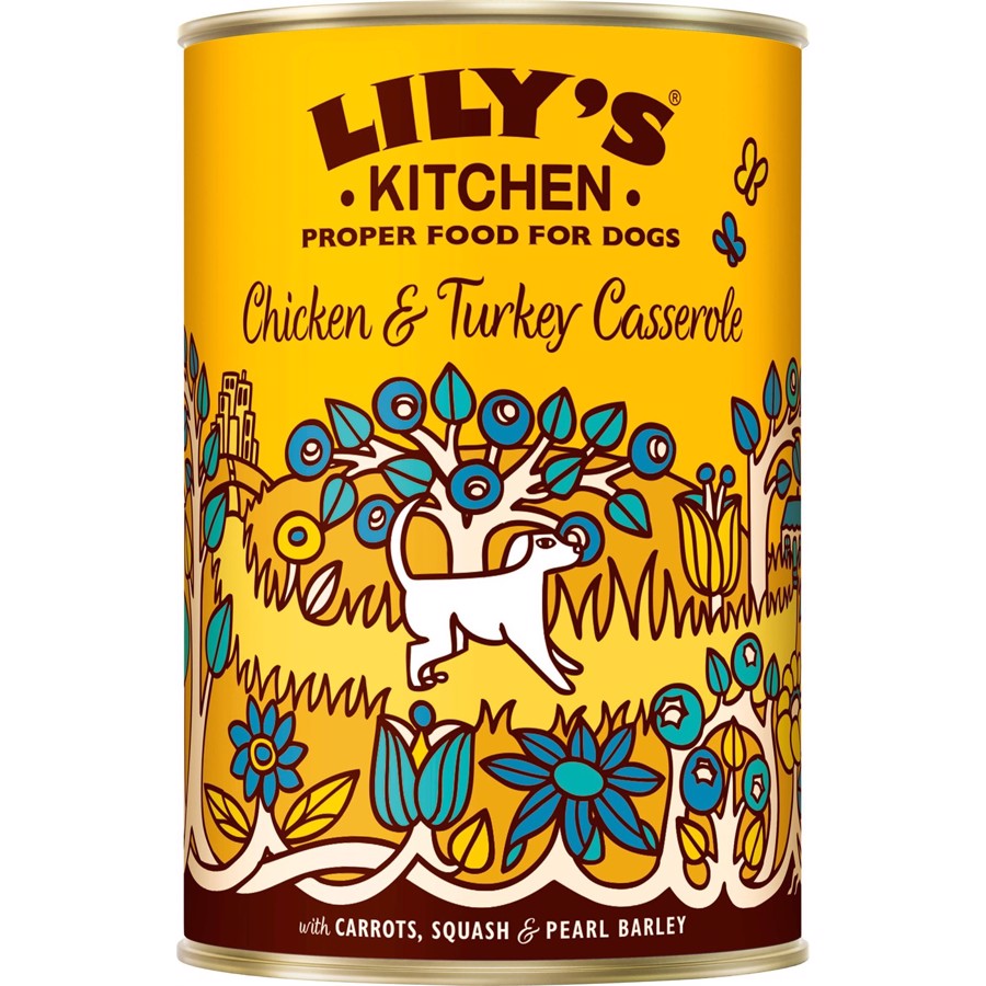 Lilys Kitchen Dåsemad Chicken Turkey Casserole 400g