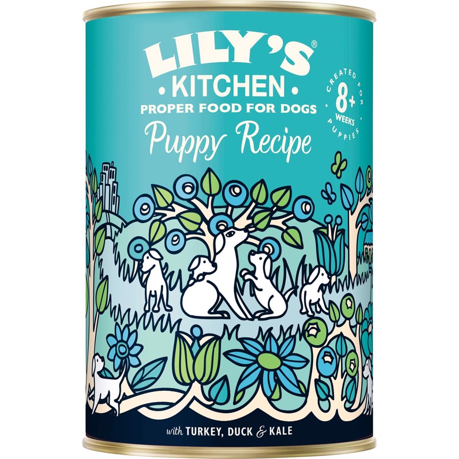 Lilys Kitchen Dåsemad Puppy Recipe Turkey Duck 400g