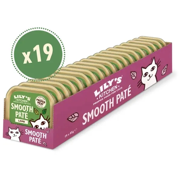 Lilys Kitchen Paté Cat Organic Lamb 19x85g