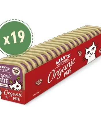 Lilys Kitchen Paté Cat Organic Turkey  19x85g
