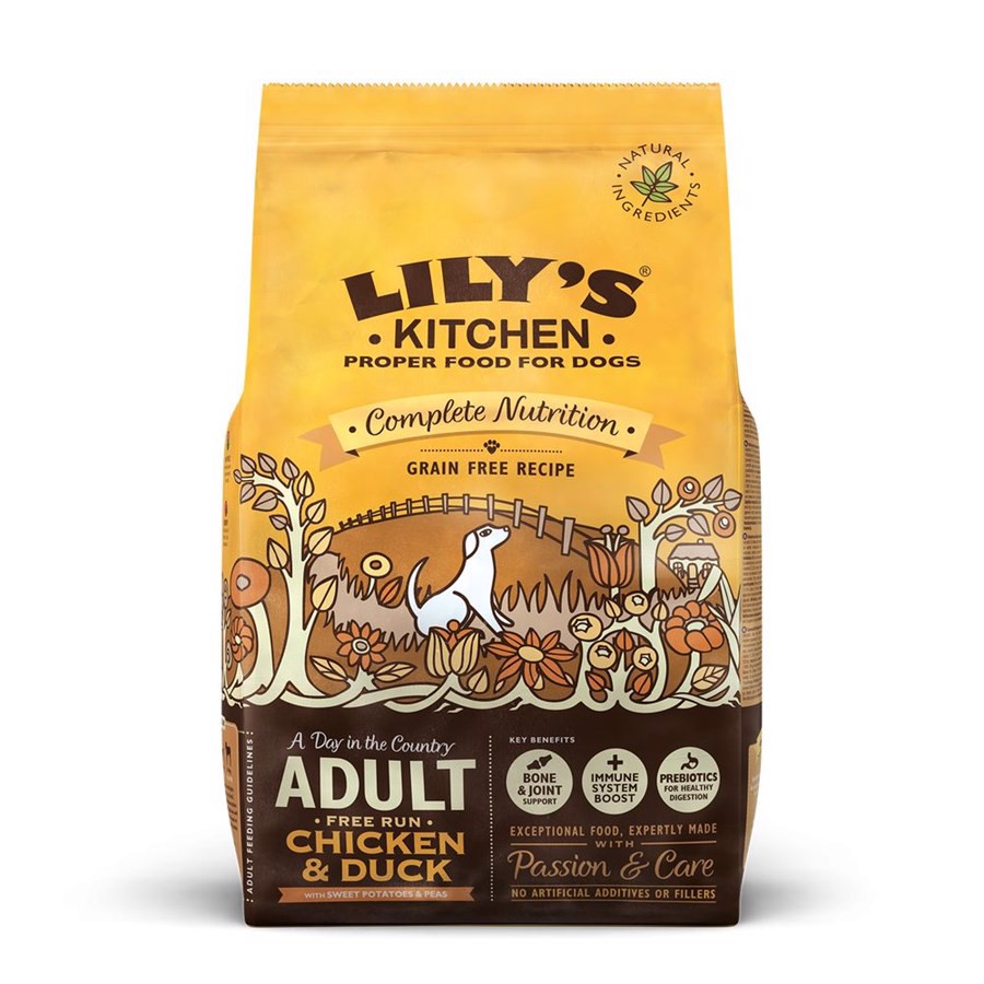 Lilys Kitchen Tørfoder Adult Chicken Duck Kg