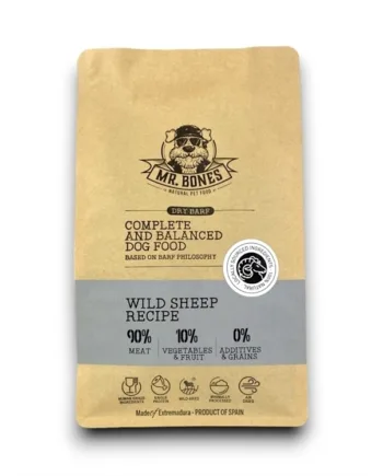 Mr  Bones Dry Barf Wild Sheep Recipe  450g