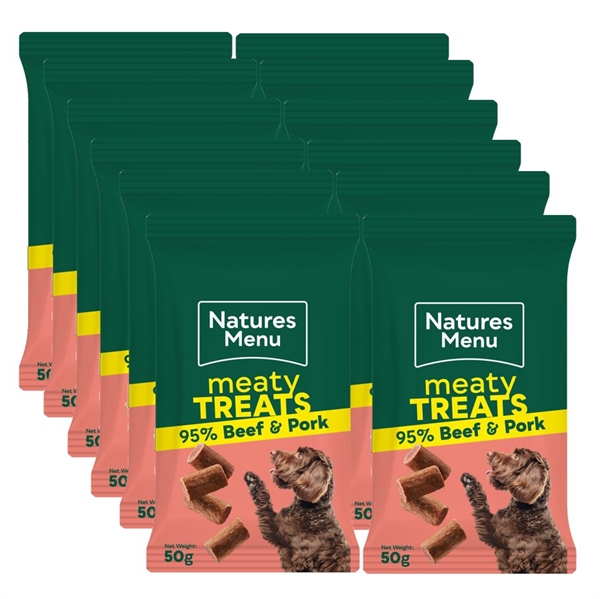 Natures Menu Barf Bites Beef 12 Poser