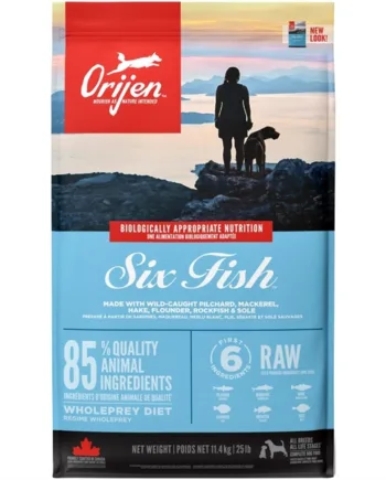 Orijen Six Fish Hundefoder  11   Kg