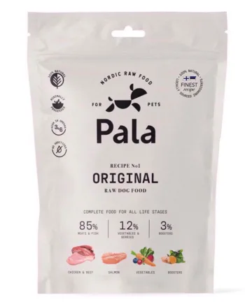Pala Dog Food Original  Kylling Laks Okse  400g