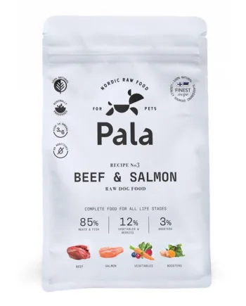 Pala Raw Dog Food Beef   Salmon    Kg