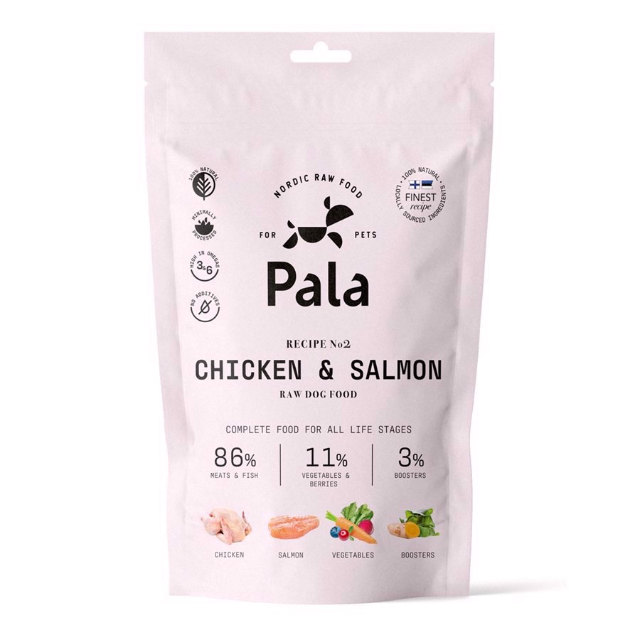 Pala Raw Dog Food Chicken Salmon 100g