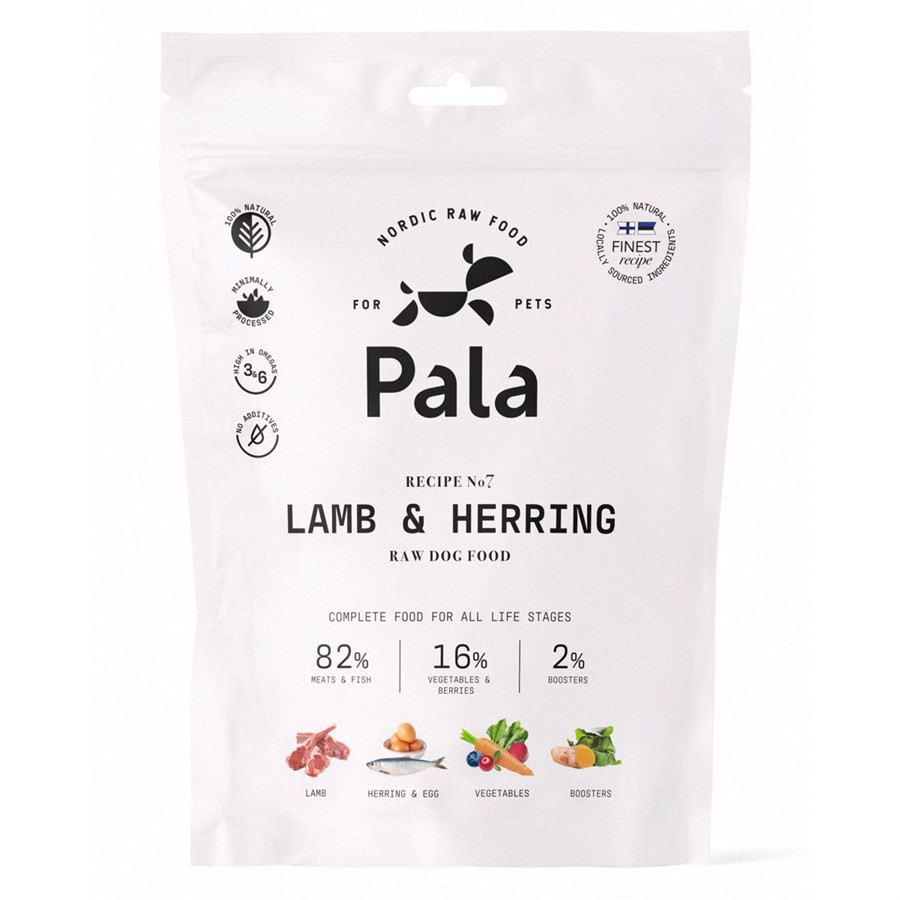 Pala Raw Dog Food Lamb Herring 400g