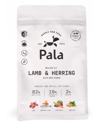 Pala Raw Dog Food Lamb   Herring    Kg